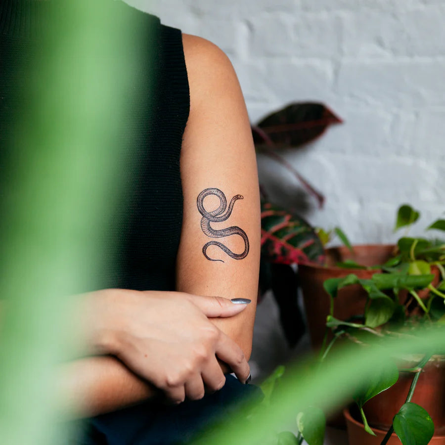 Flora and Fauna Tattoo Set