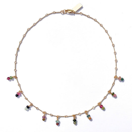 Tourmaline Charm Necklace