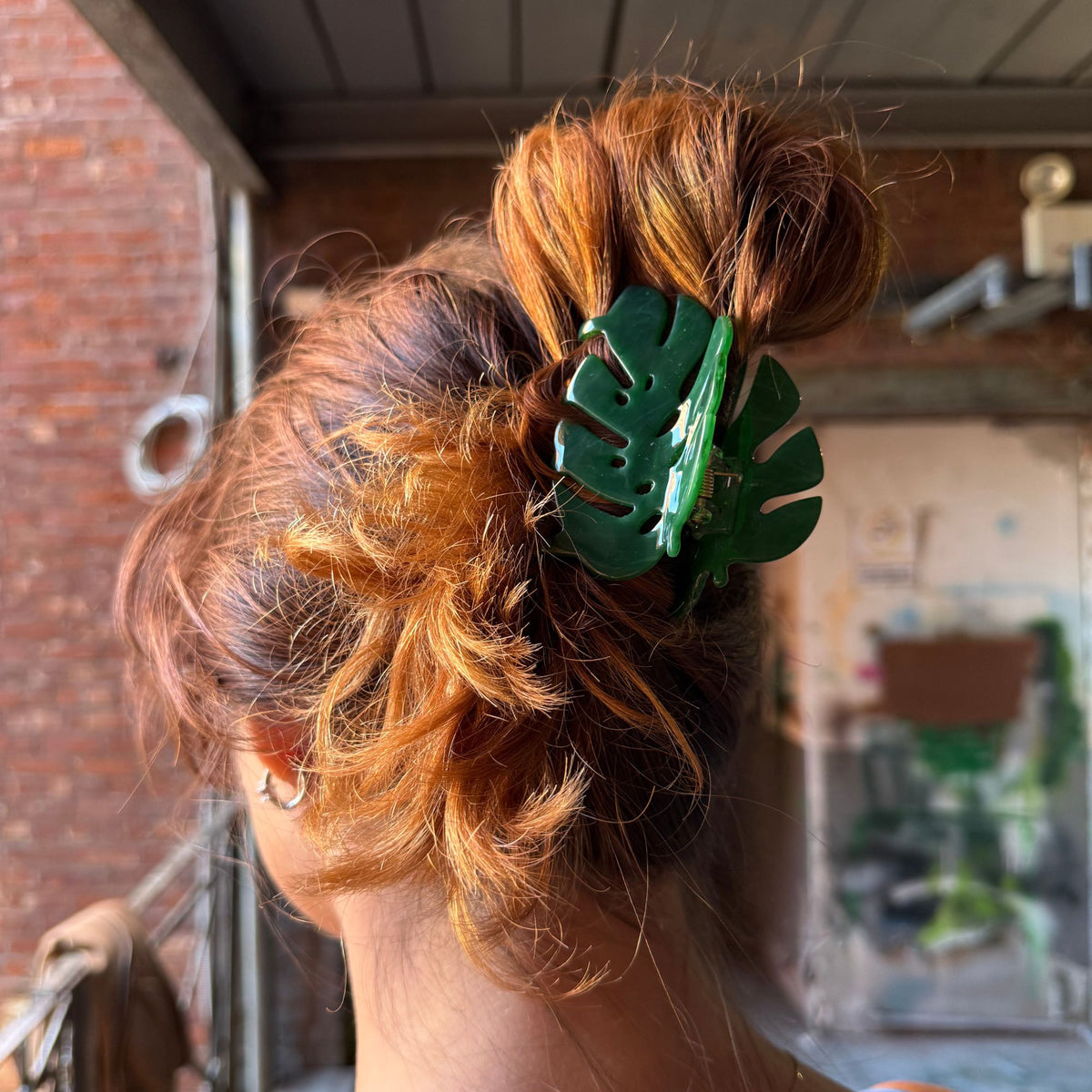 Monstera Leaf Claw Clip