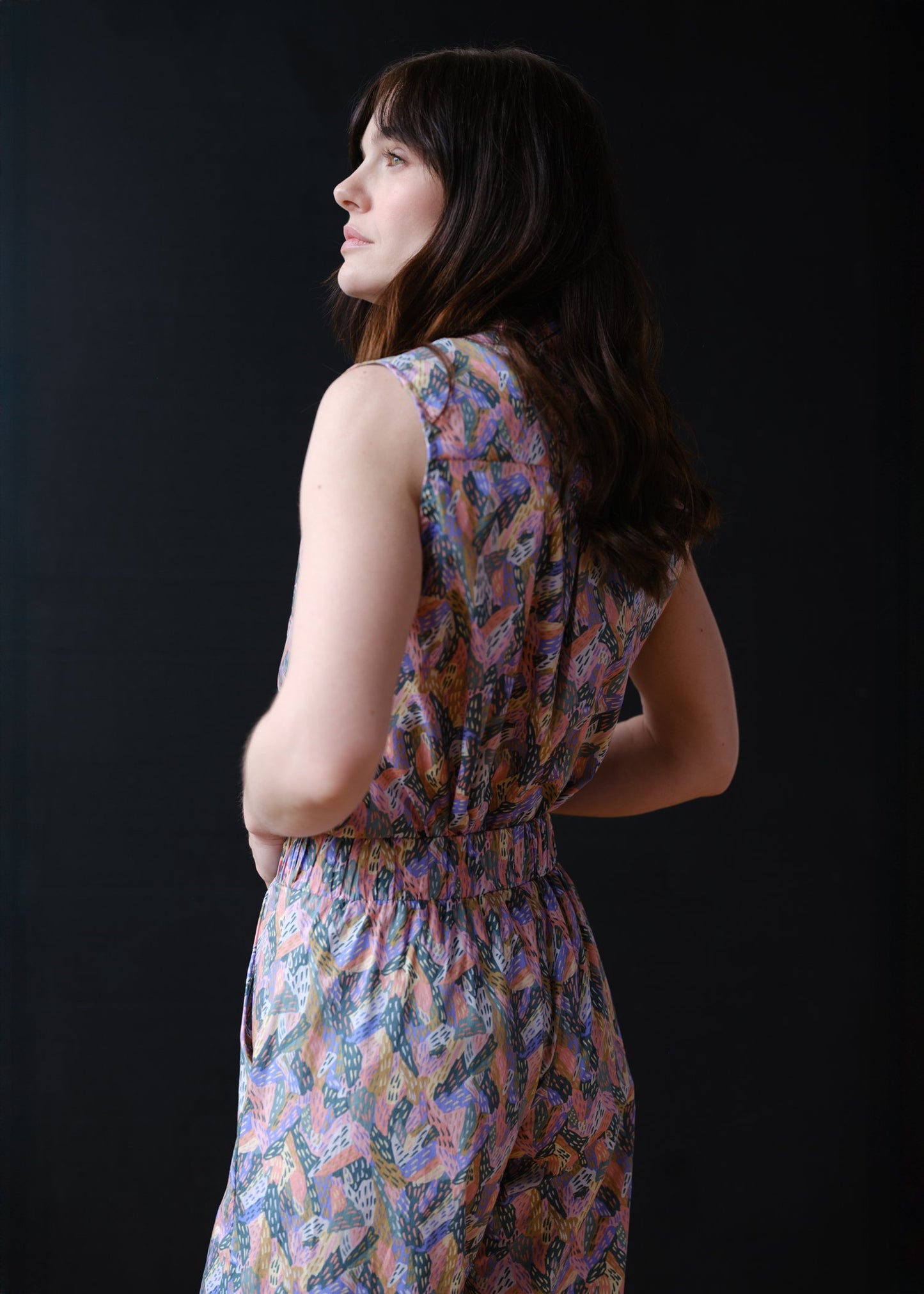 Addison Shirt in Cactus Print