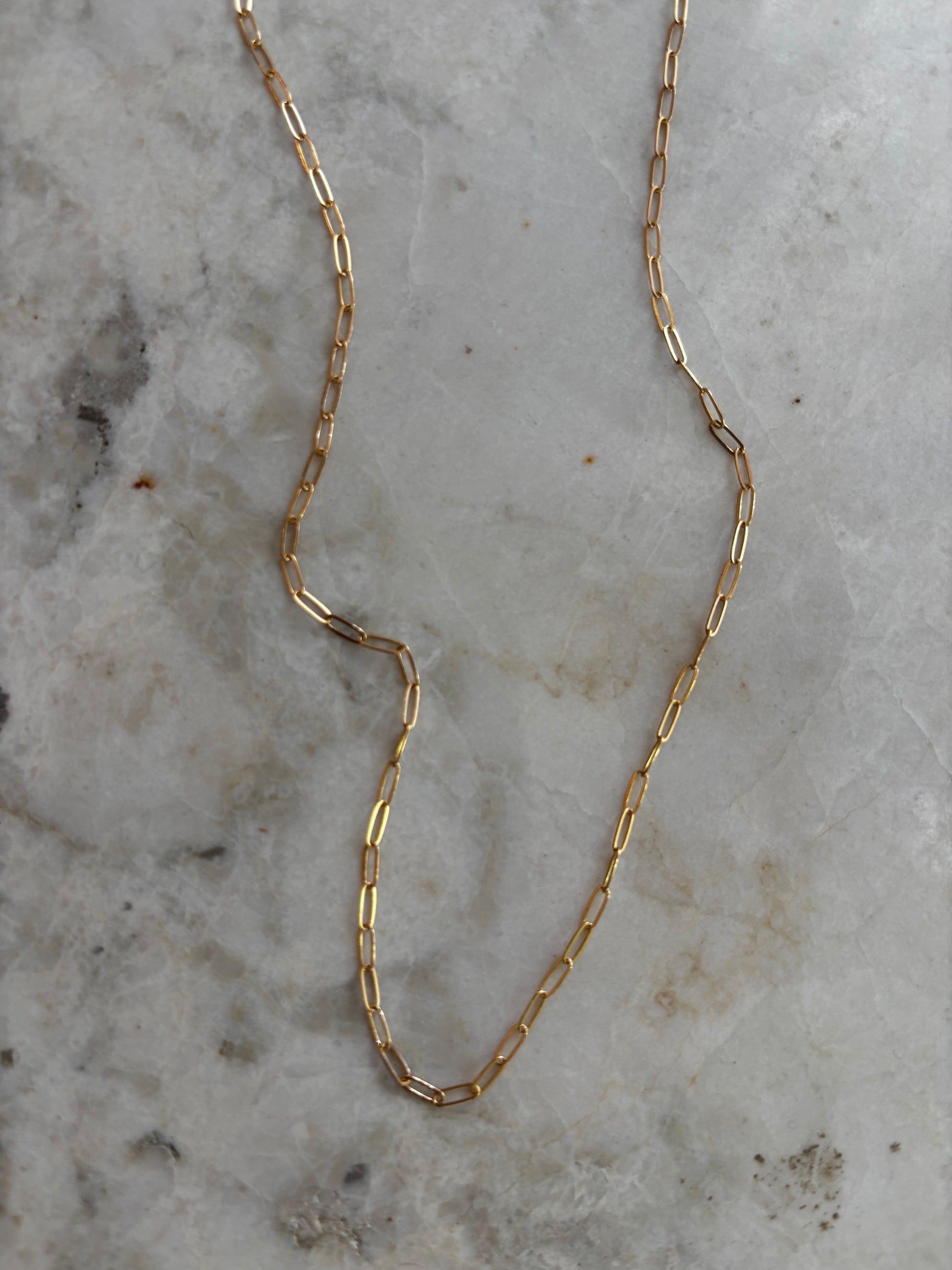 Petite Paperclip Chain Necklace
