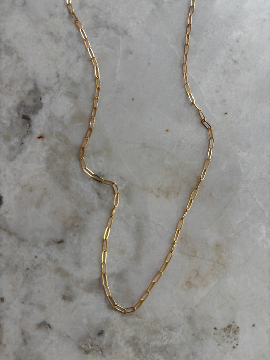 Petite Paperclip Chain Necklace