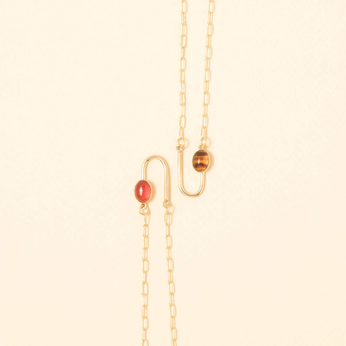 Tortoise Asymmetrical Arch Necklace