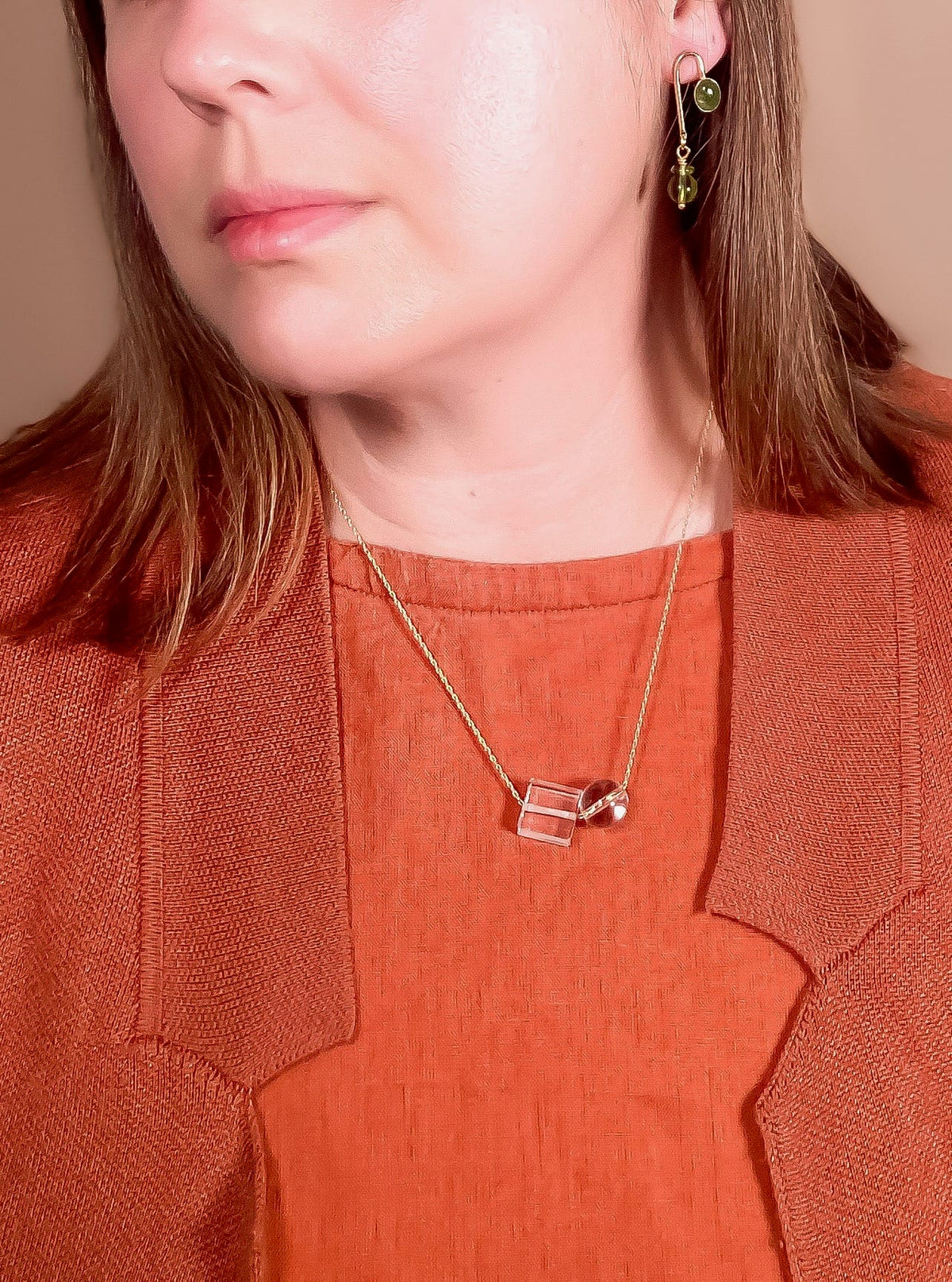 Limited Edition Crystal Quartz Balance Necklace