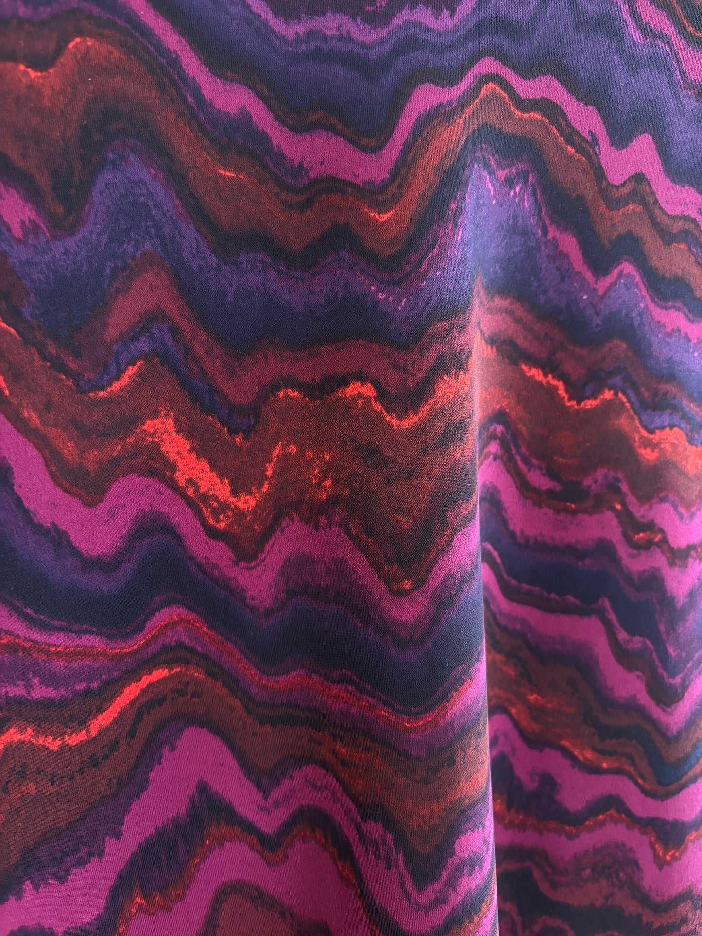 Mockneck Top in Groovy Baby