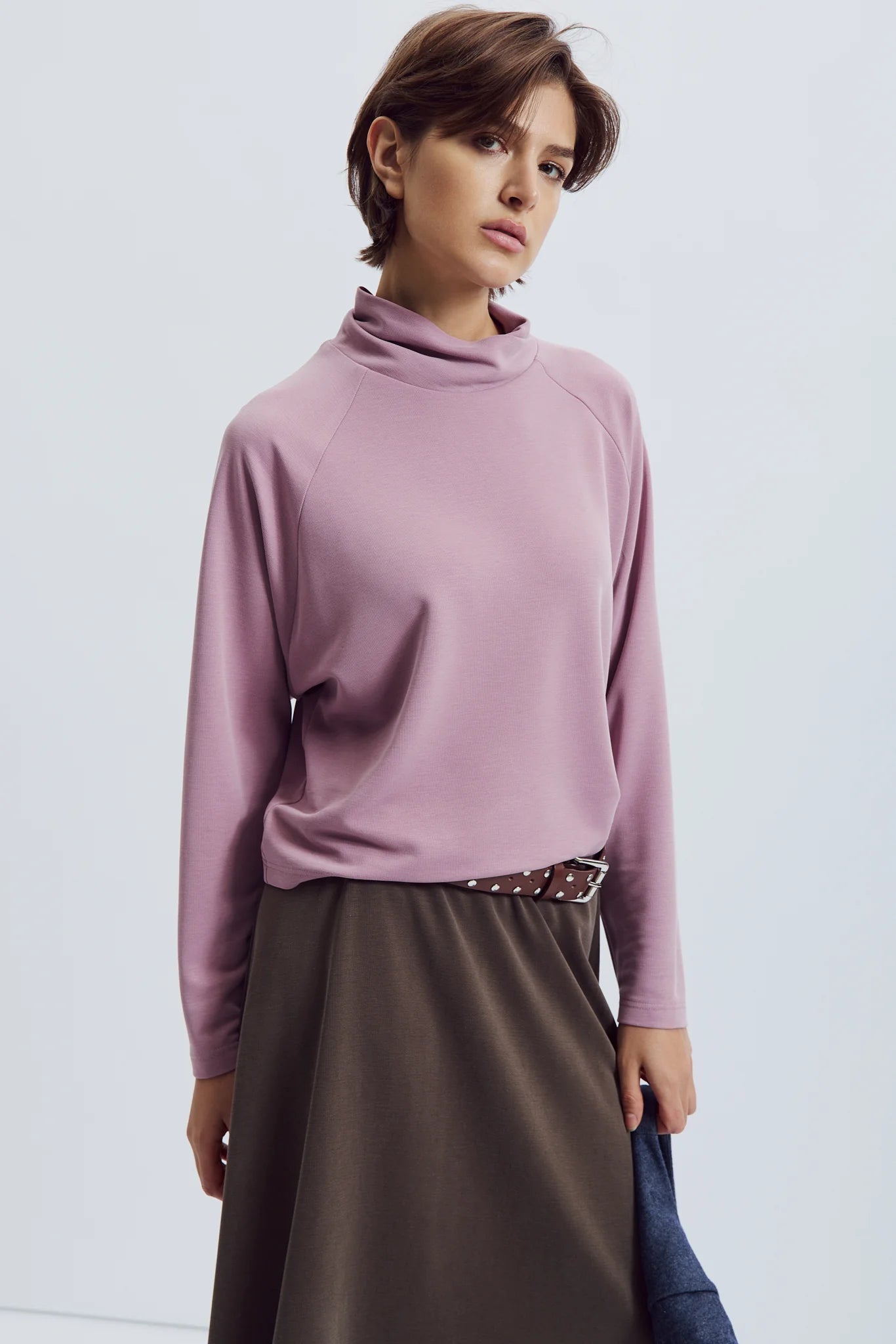 Eve Gravel Thais Top in Khaki