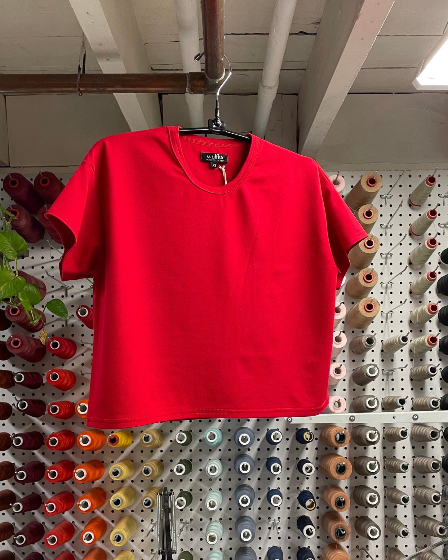 Alyssa Tee in Cherry Red
