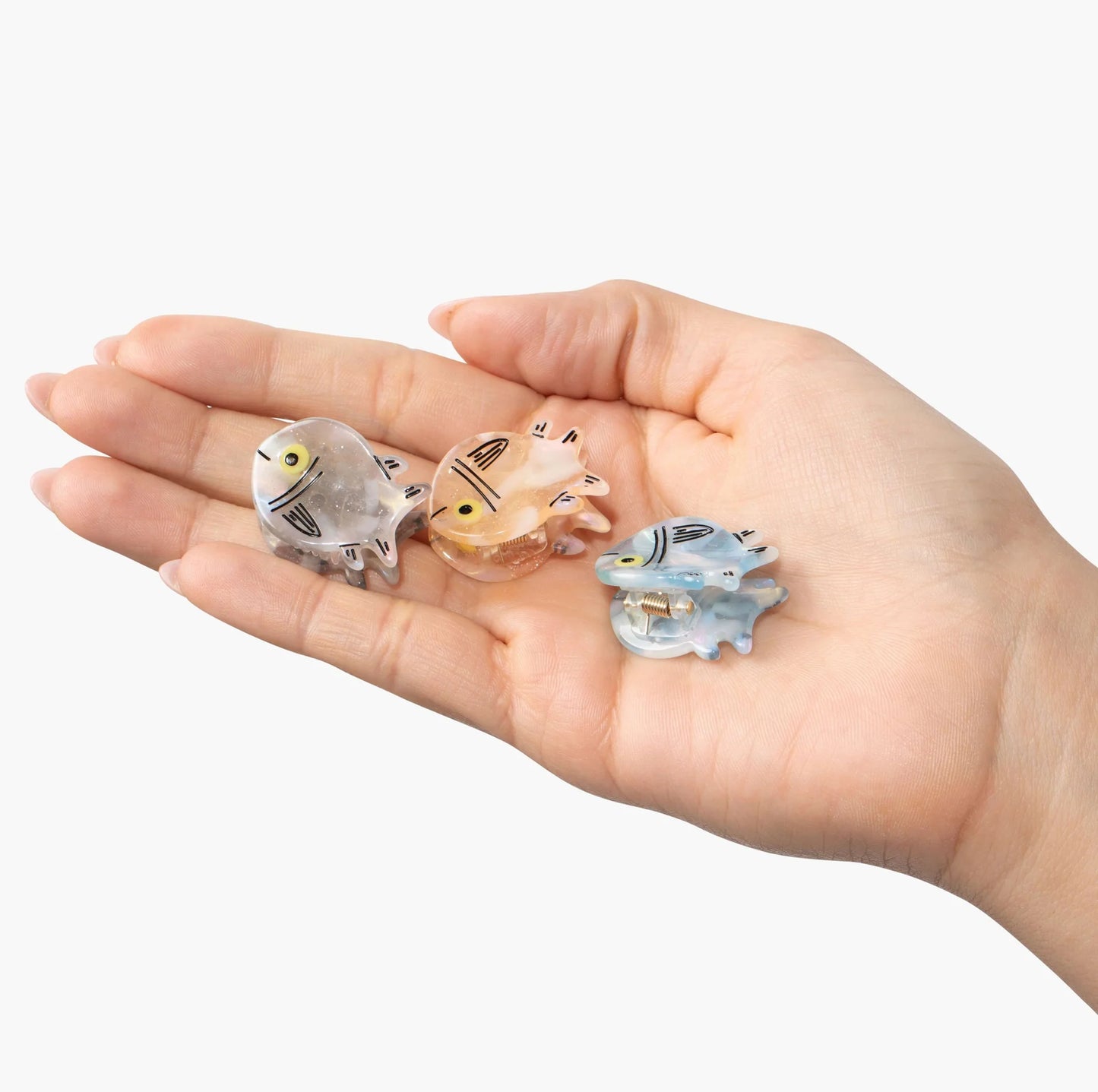 Micro Fish Hair Claw Set