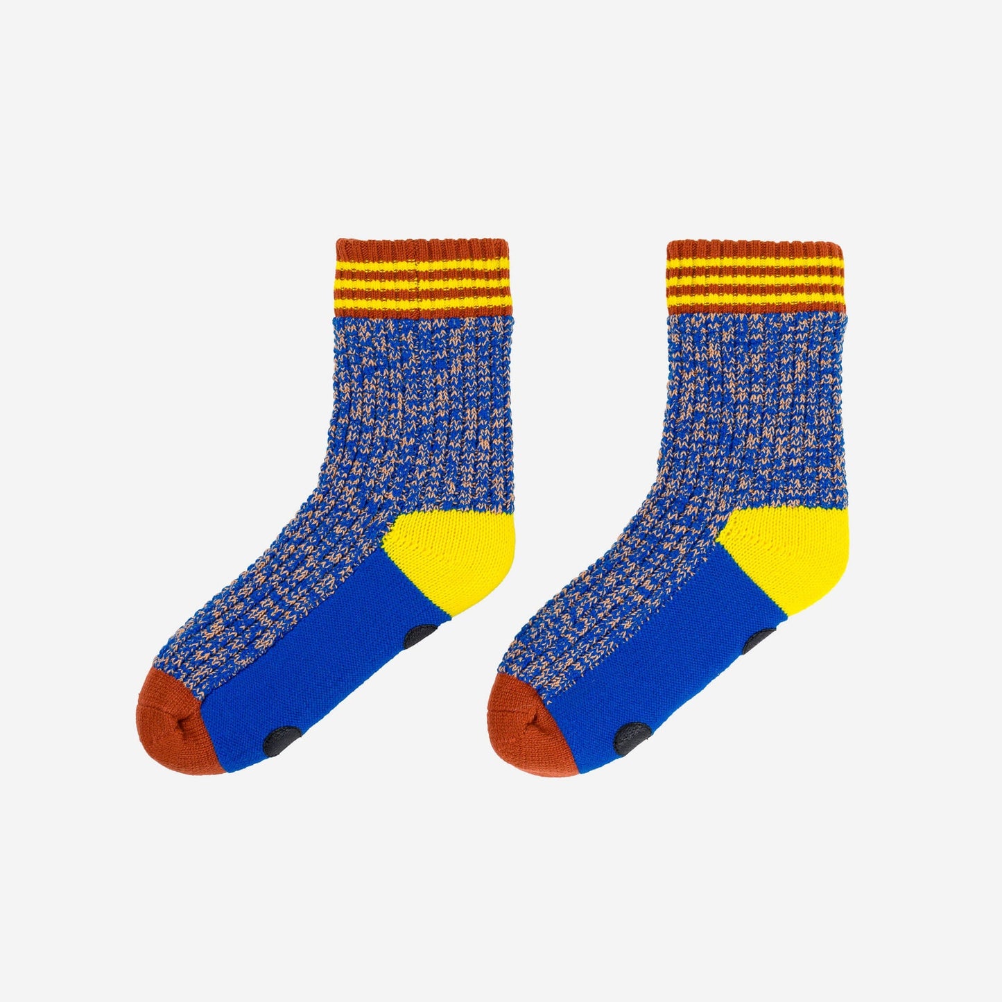 Varsity Knit House Socks - Cobalt