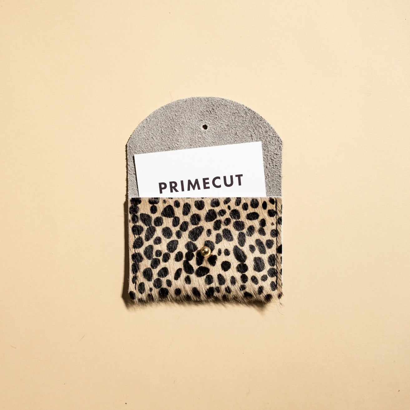 Cardholder - Spotted Hair on Hide