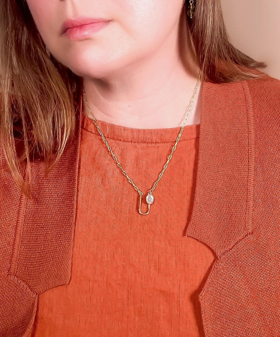 Crystal Asymmetrical Necklace