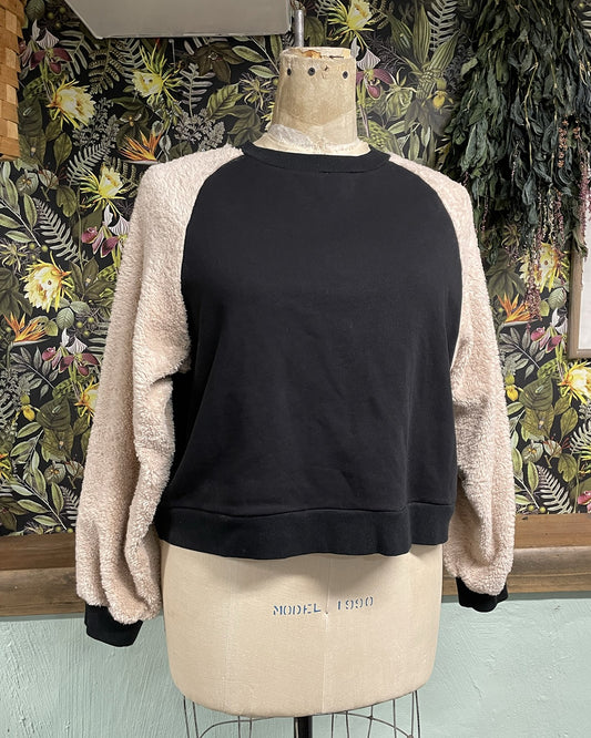 Enid Faux Fur Sweatshirt