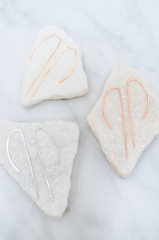 Small Arch Threader Earrings