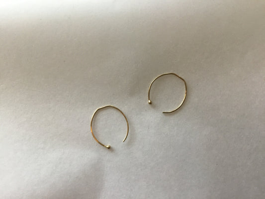 Huggie Threader Earring