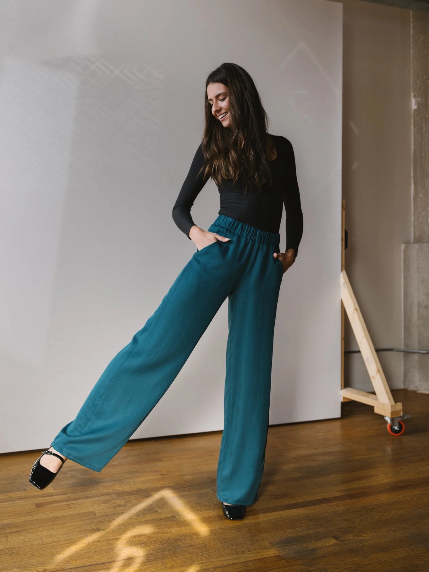 Luzon Pants in Teal