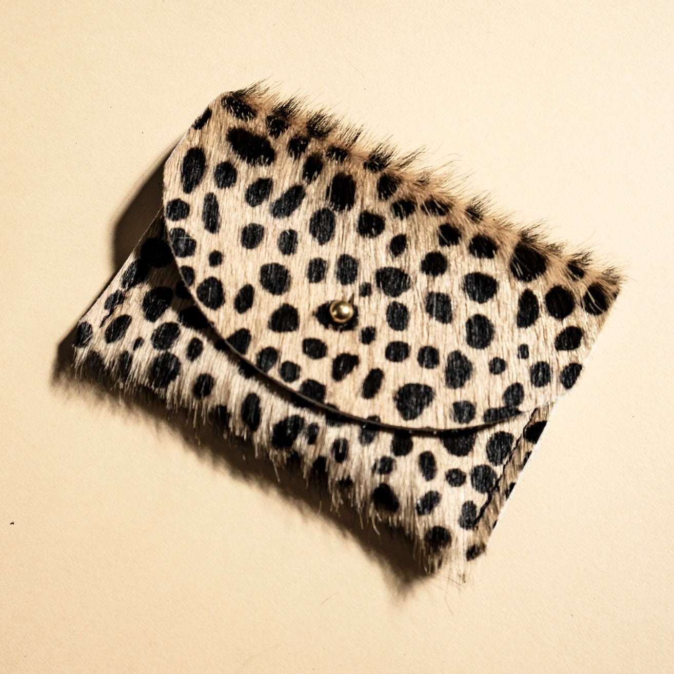 Cardholder - Spotted Hair on Hide