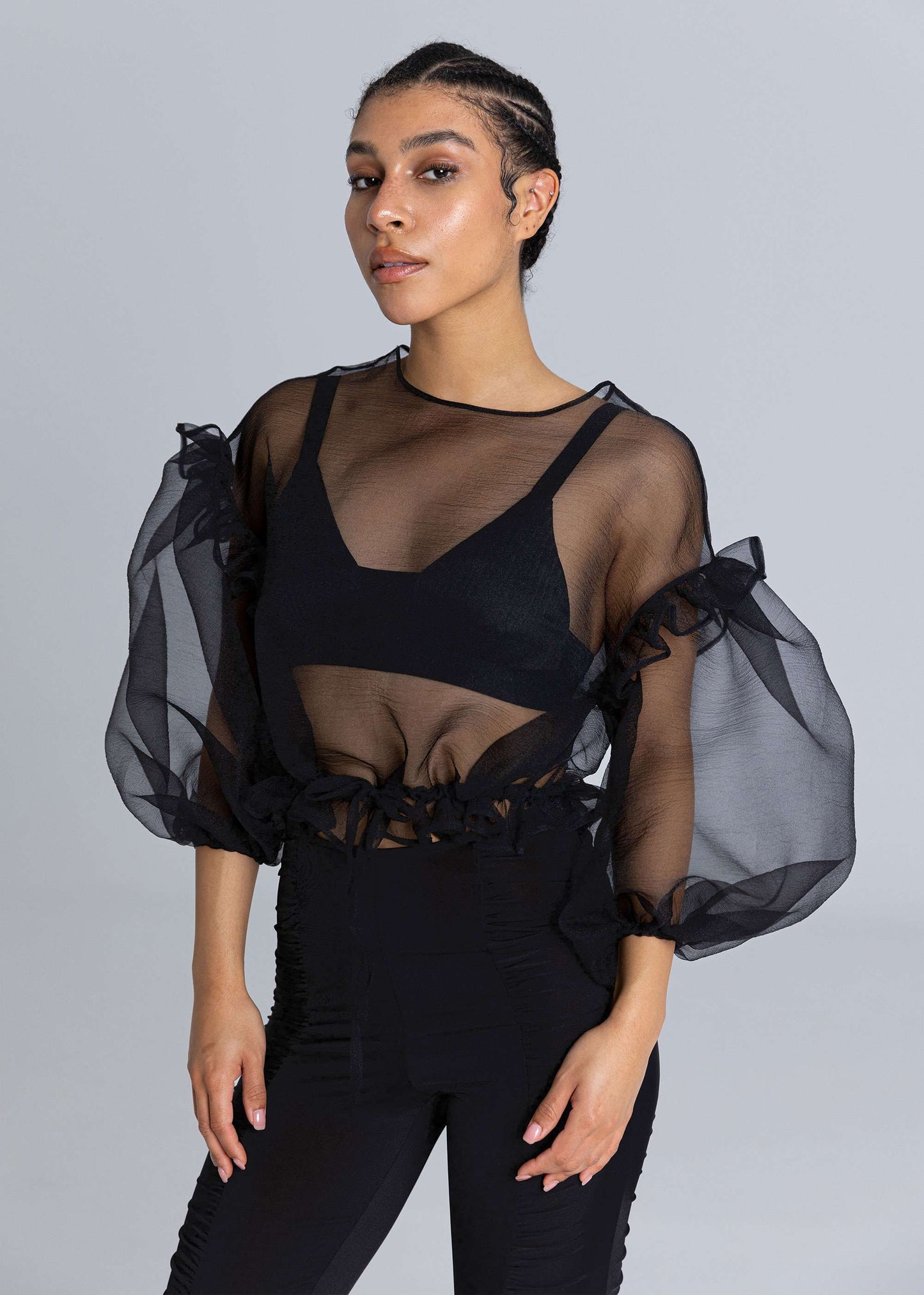 Volume Organza Top