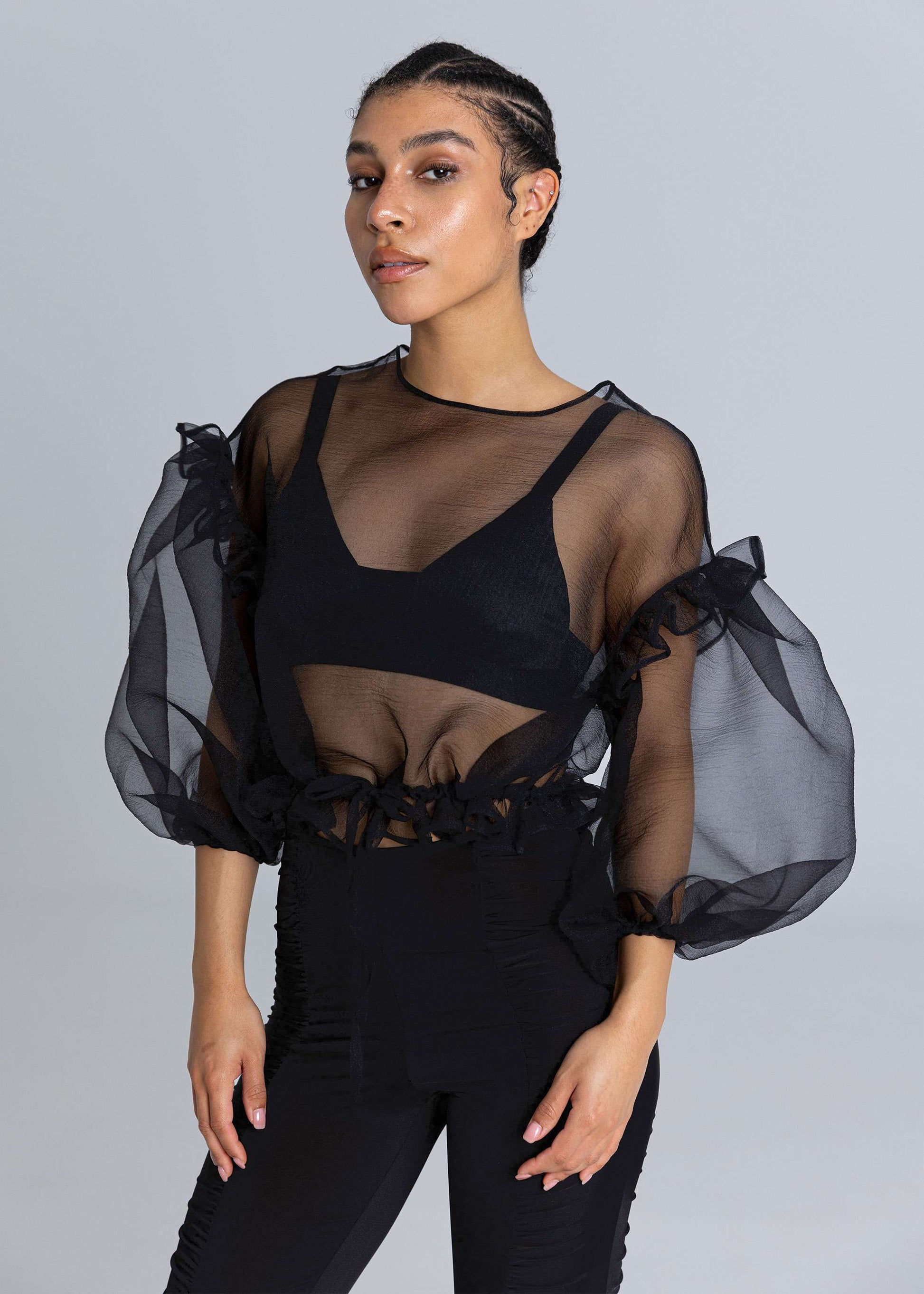 Volume Organza Top