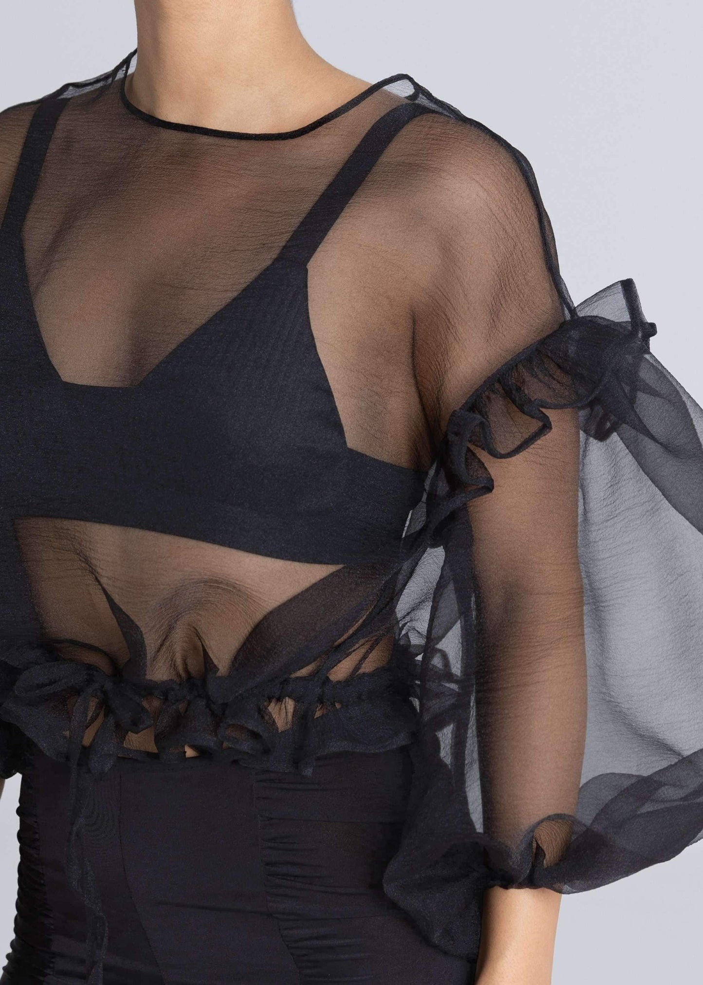 Volume Organza Top