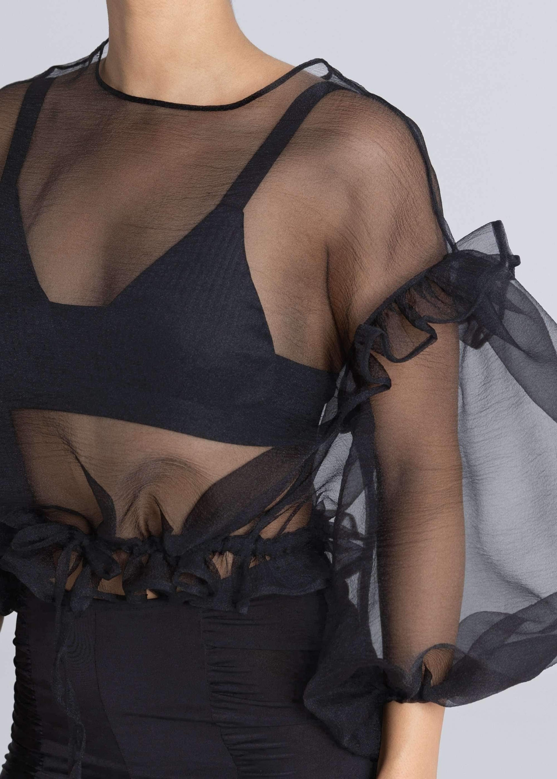 Volume Organza Top