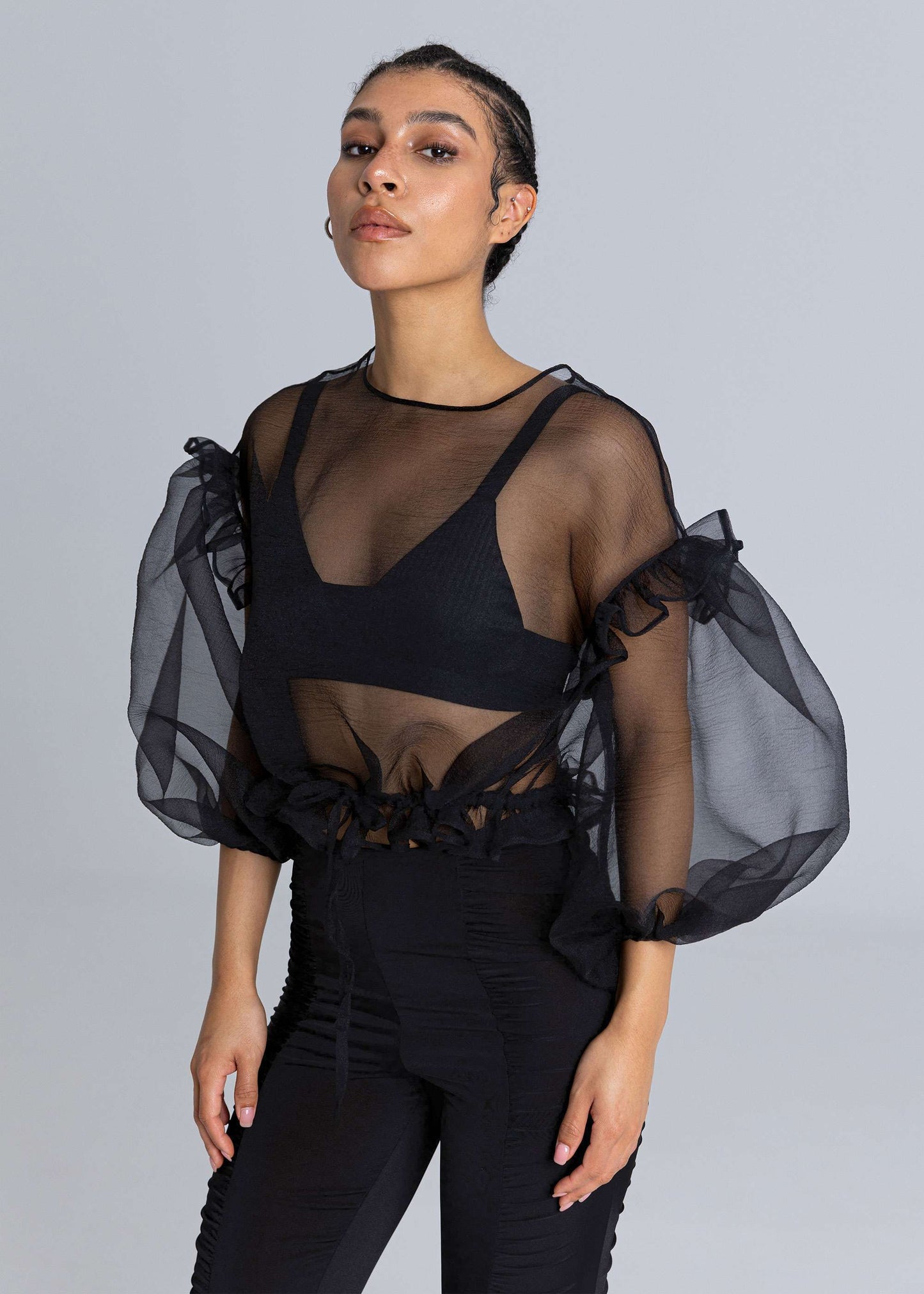 Volume Organza Top