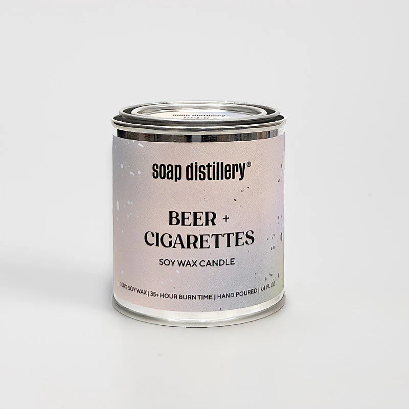 Beer + Cigarettes Candle