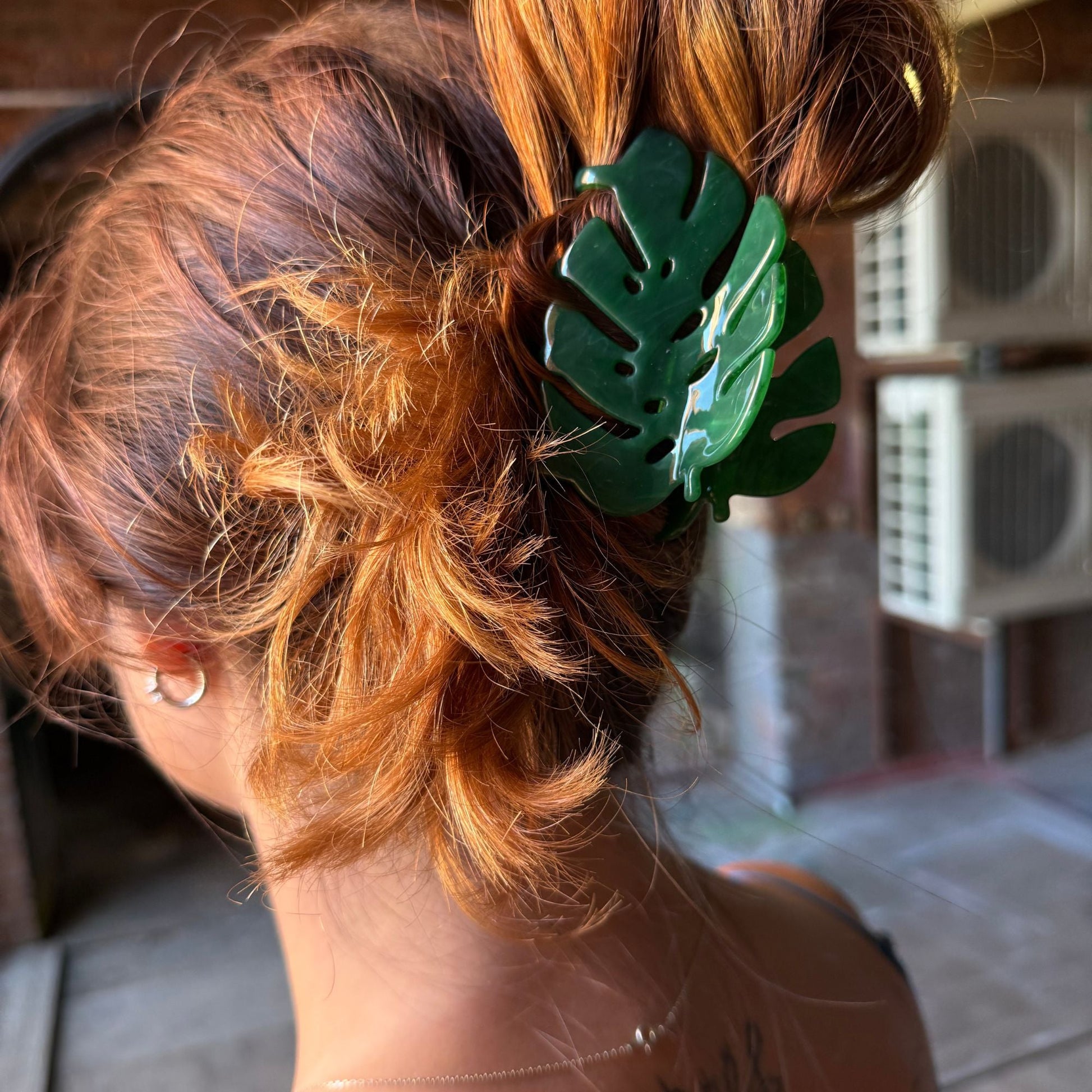 Monstera Leaf Claw Clip