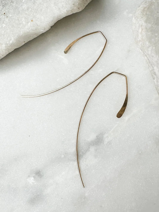 Threader Earrings 14k Gold Fill