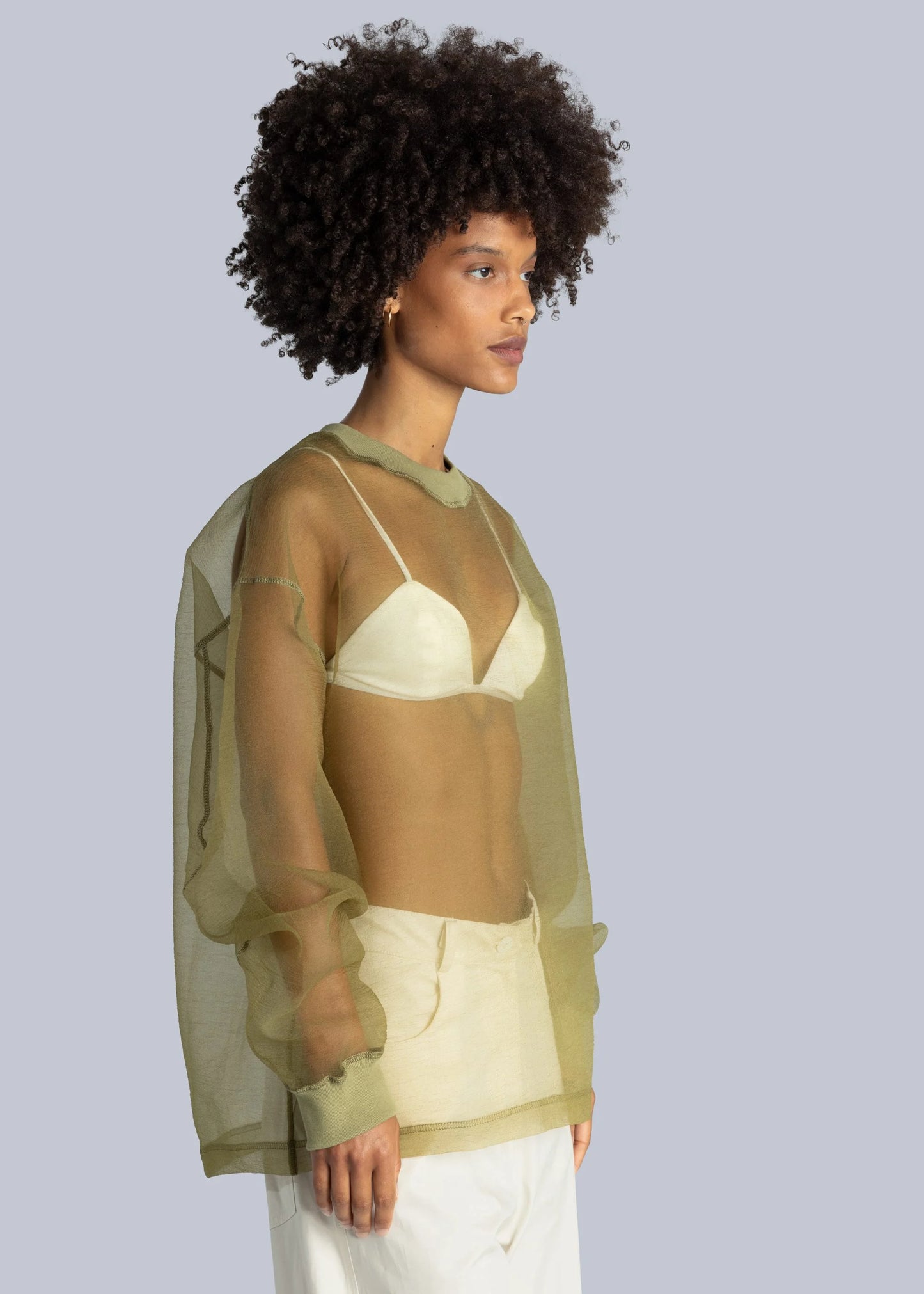 Organza Sweatshirt