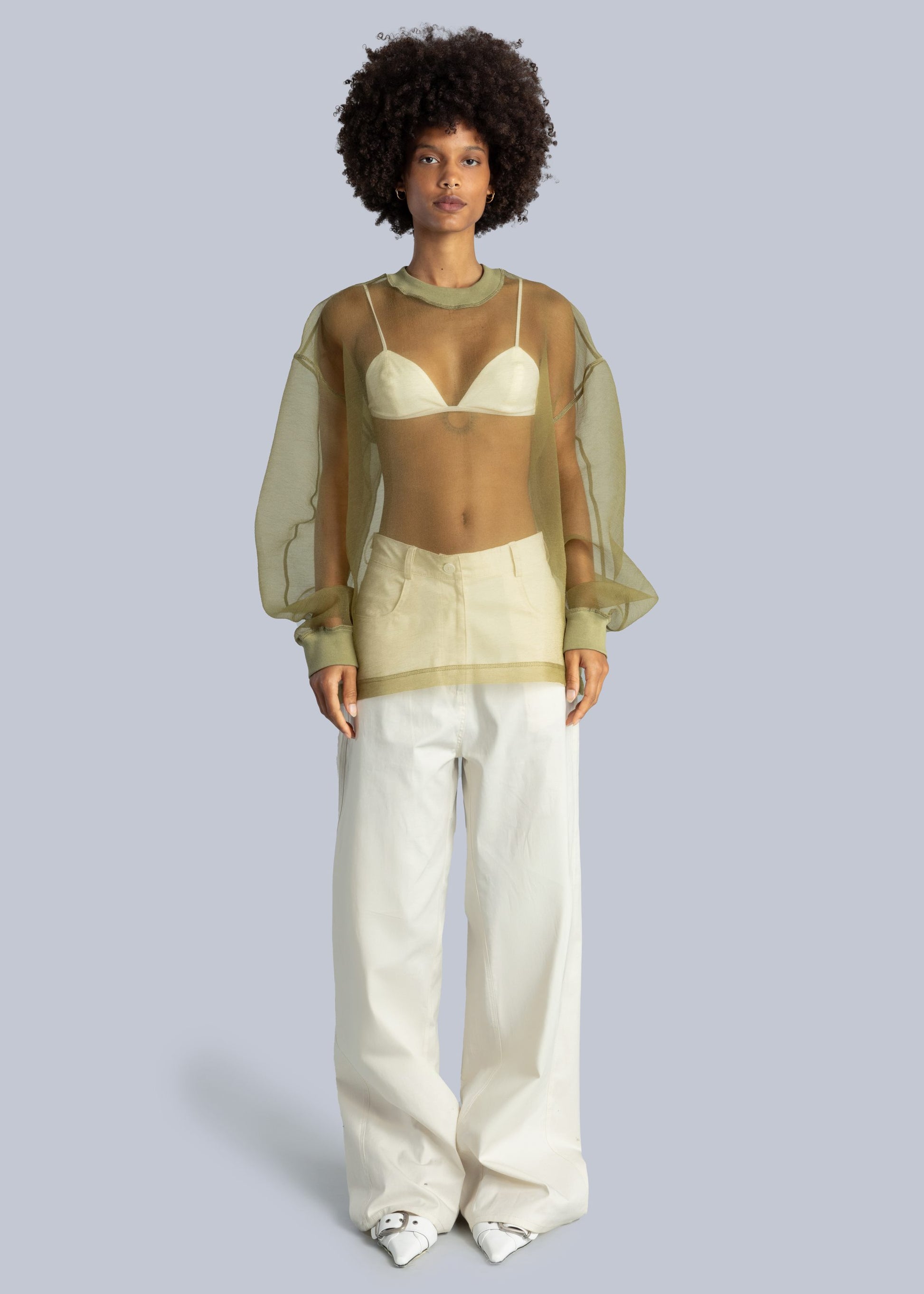Organza Sweatshirt