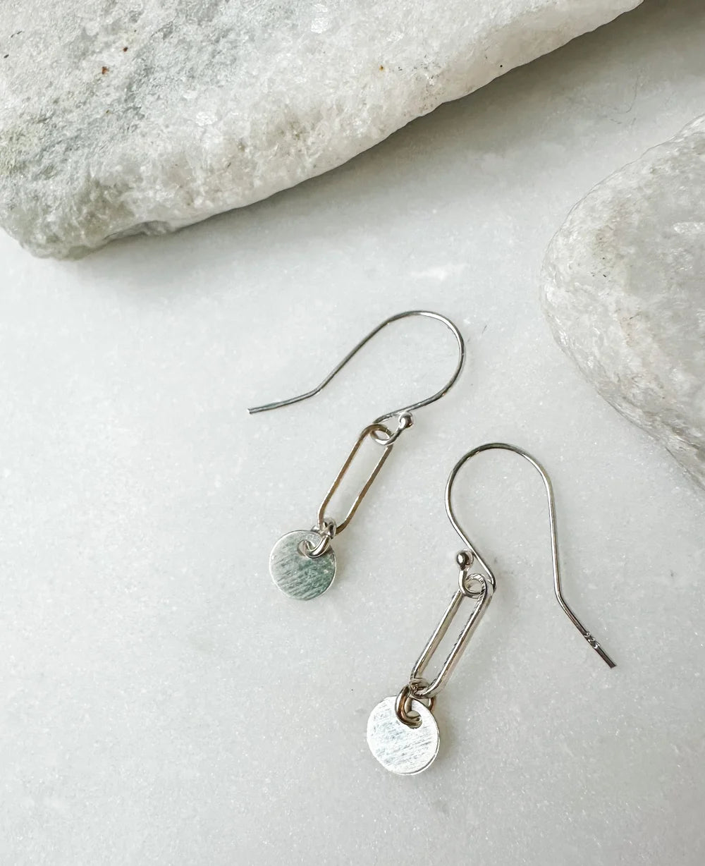 Coin Link Earrings