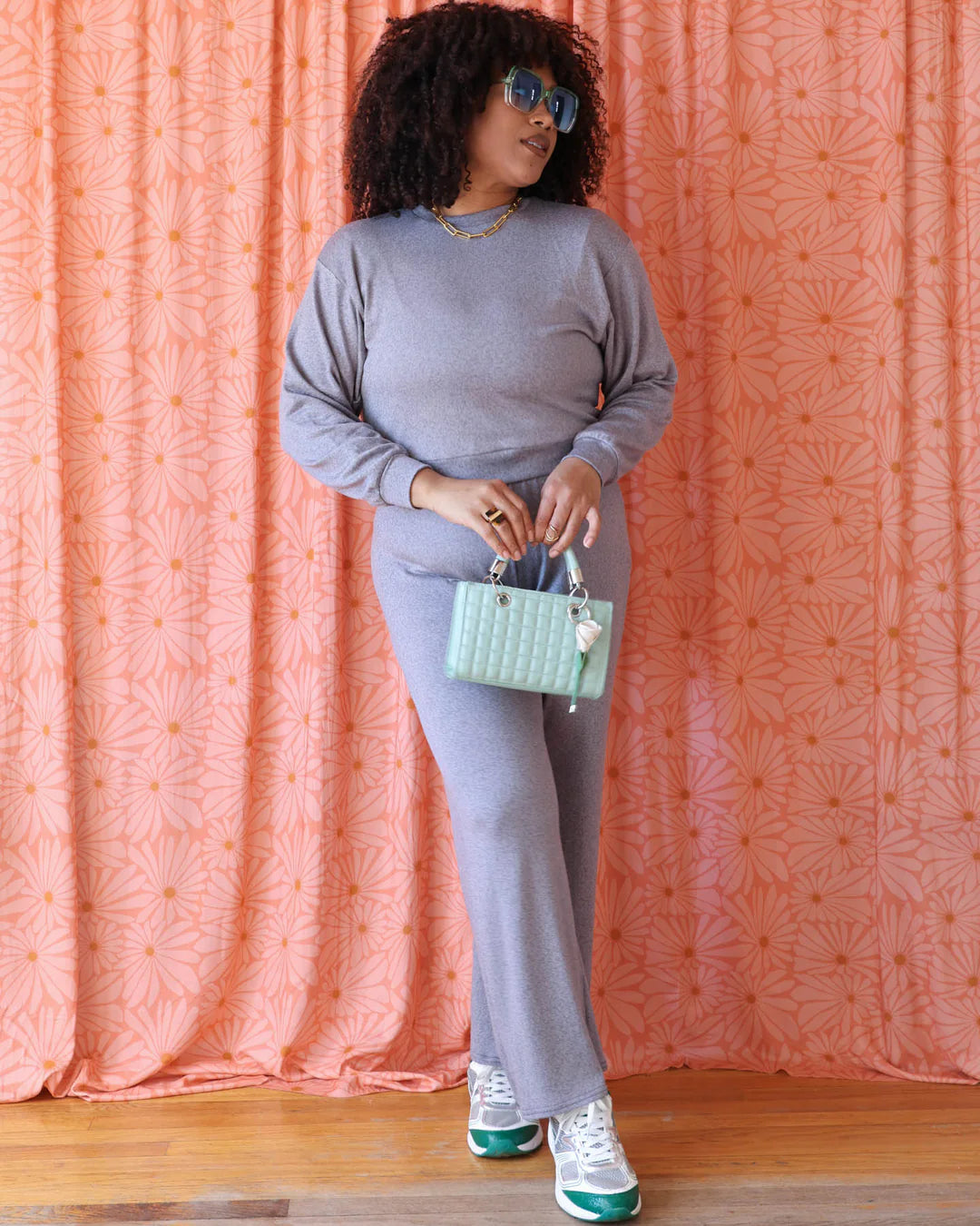 Luxe Abbi Lounge Pants - Grey Marl