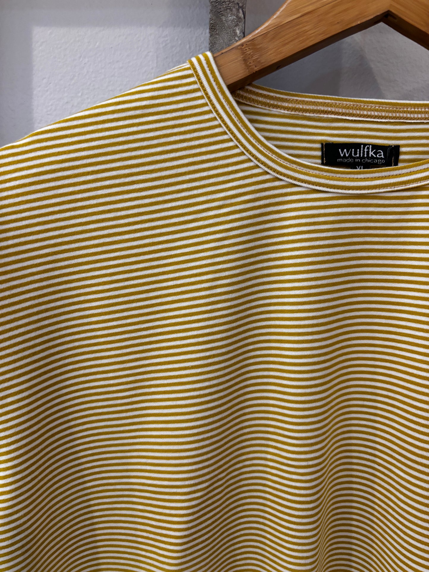 Alyssa Tee in Gold Stripe