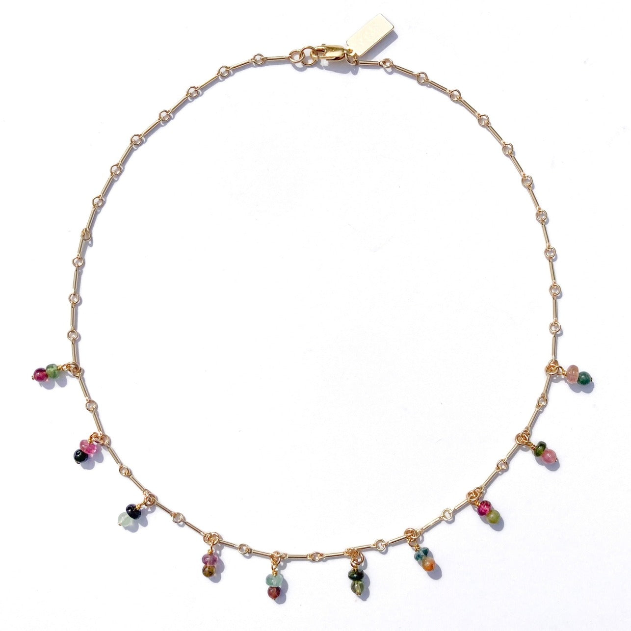 Tourmaline Charm Necklace