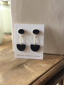 Onxy Drop Earrings