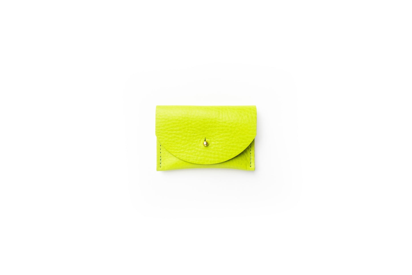 Cardholder - Chartreuse Leather
