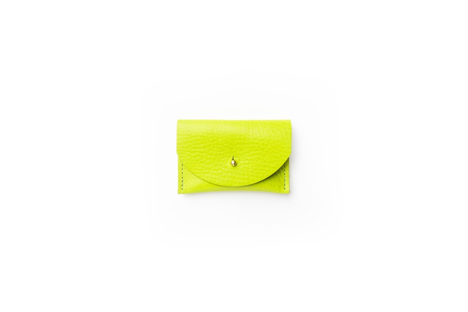 Cardholder - Chartreuse Leather