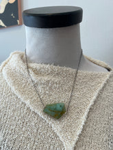 Chrysoprase Slab Pendant Necklace