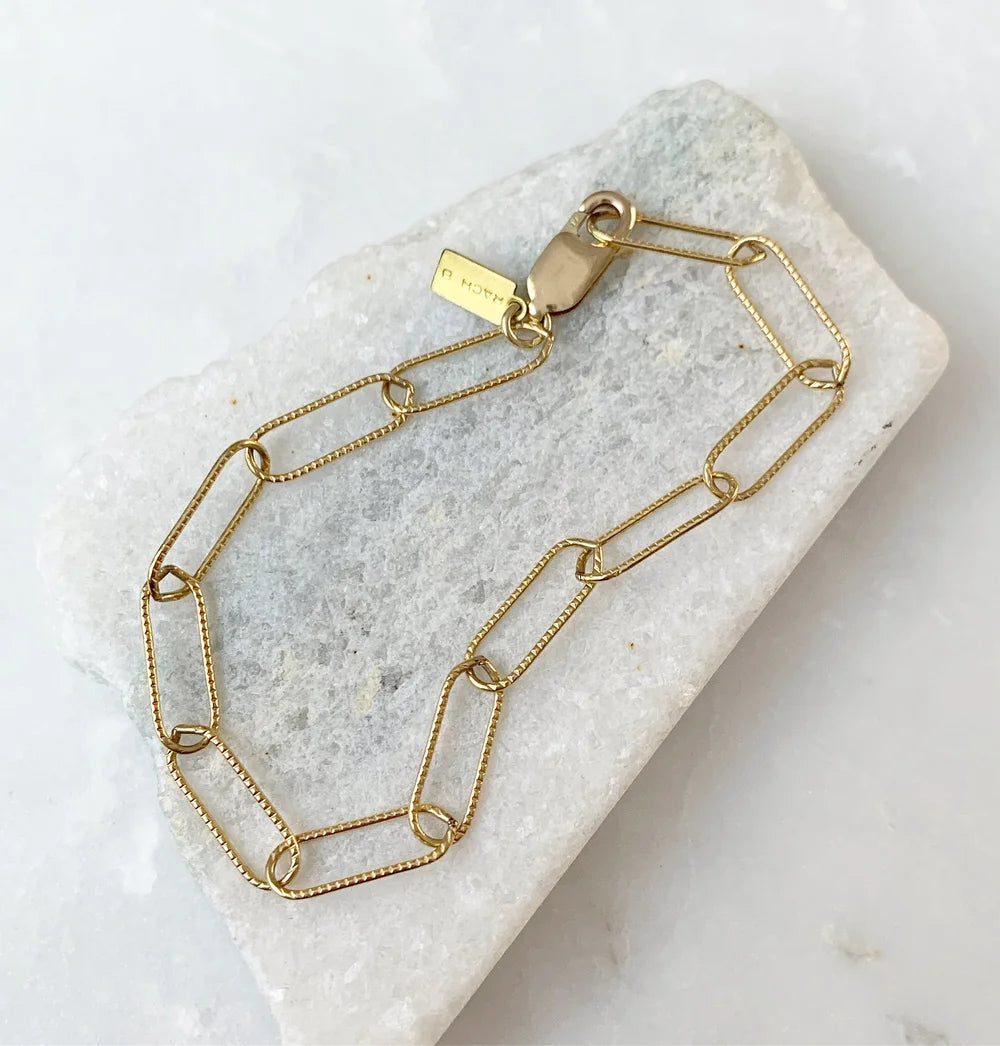 Paperclip Chain Bracelet