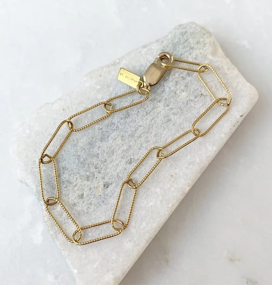 Paperclip Chain Bracelet