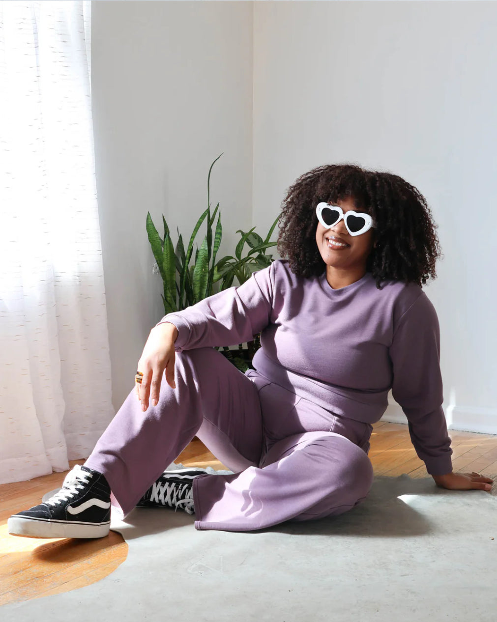 Ilana Crewneck -Lavender