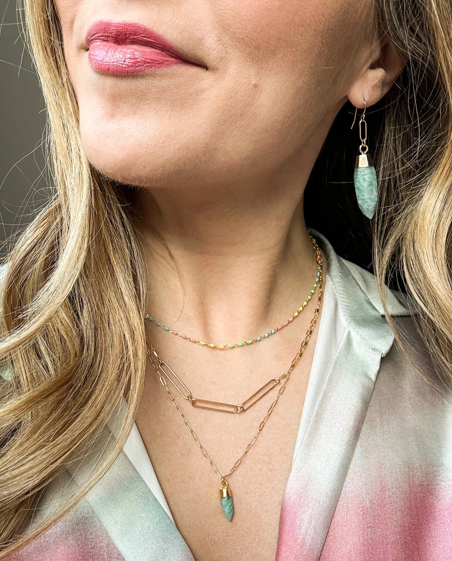 Enamel Beaded Chain