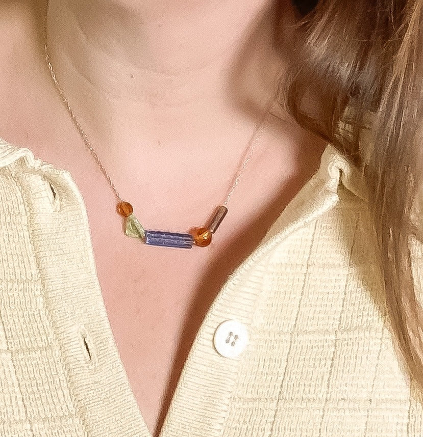 Balance Necklace - Sapphire