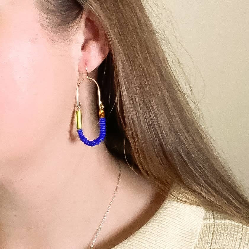 Balance Earrings - Ultramarine