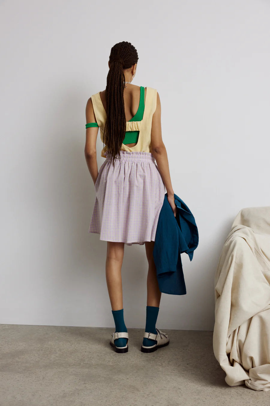 Eve Gravel Everell Skirt In Lilac