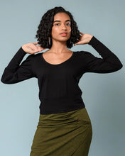 Squasht Debbie Top in Black