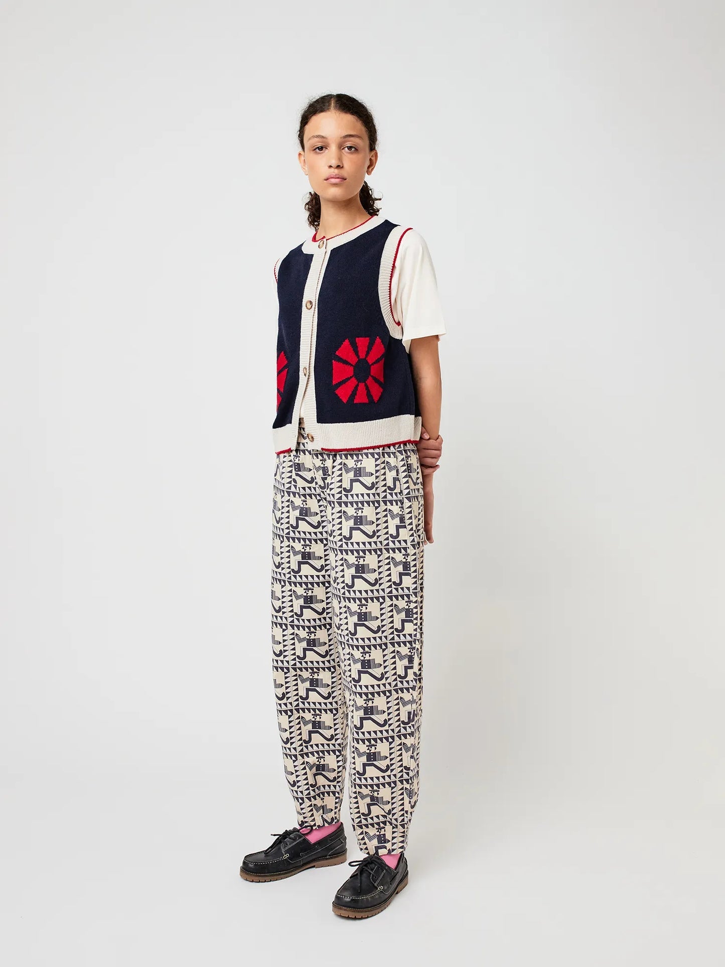 Flower Knitted Vest