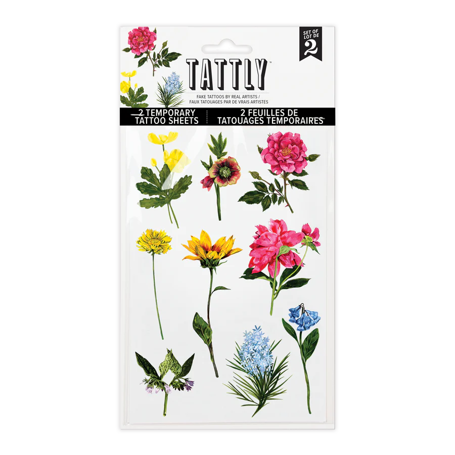 Garden Variety Tattoo Sheet Set