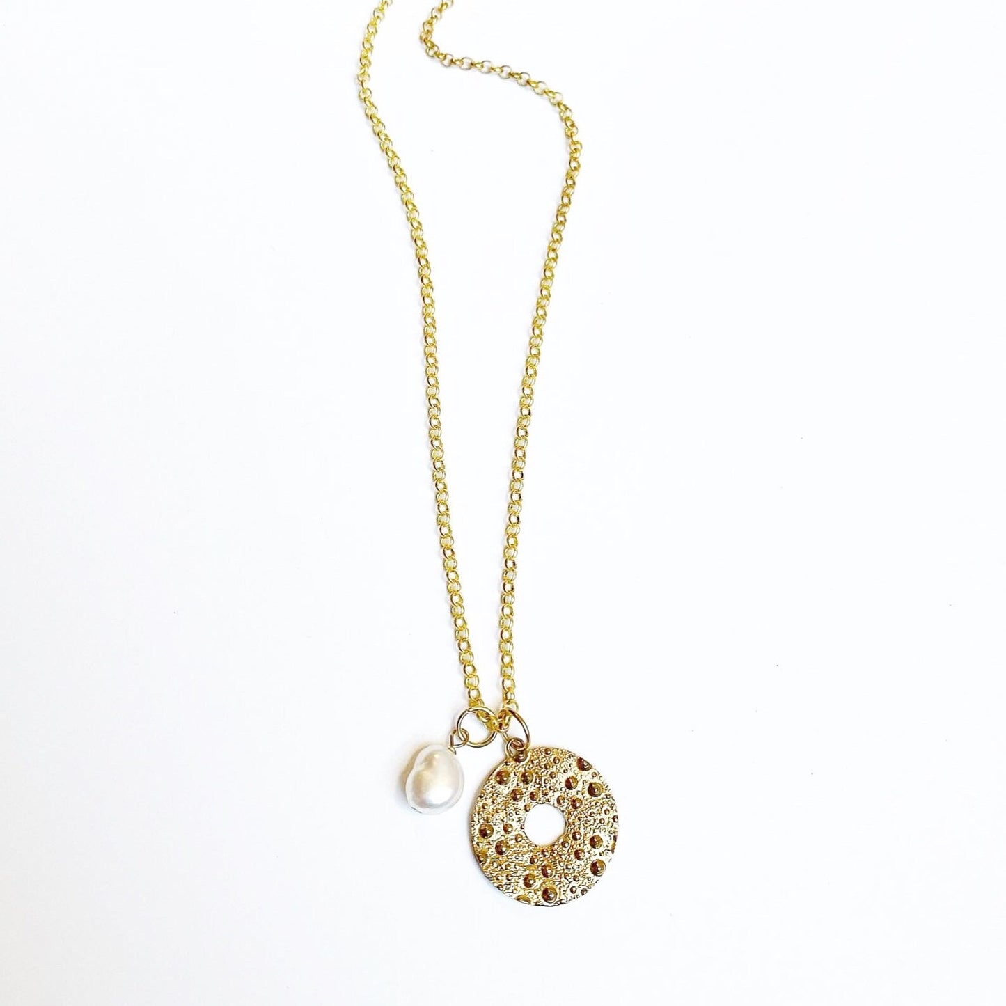 Sea Urchin Charm Necklace