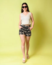 Ballet Tank - Cream Plaid